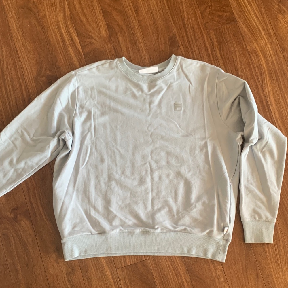 Women Classic light blue Gray Sweater